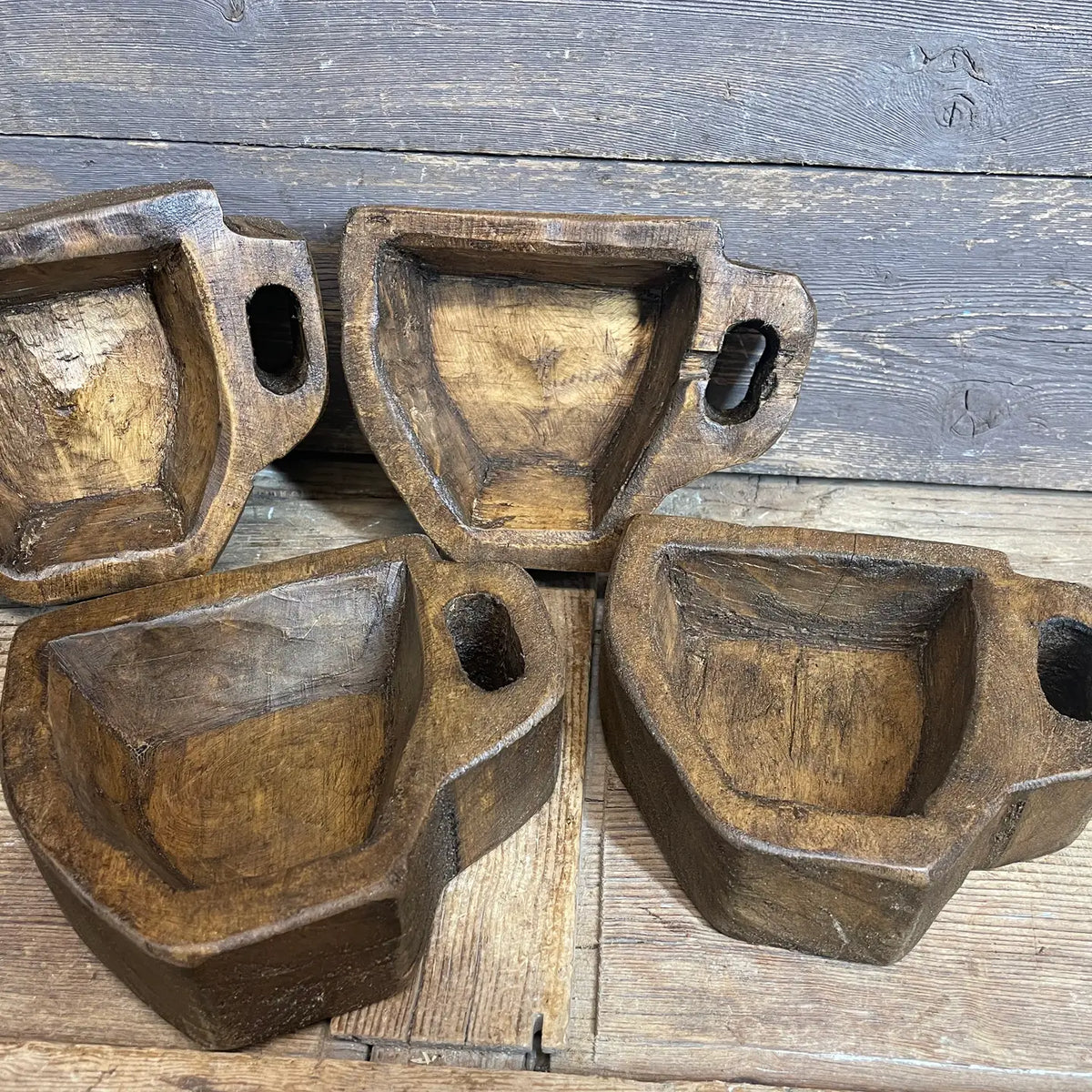 Coffee Cup Wooden Container - 6x7